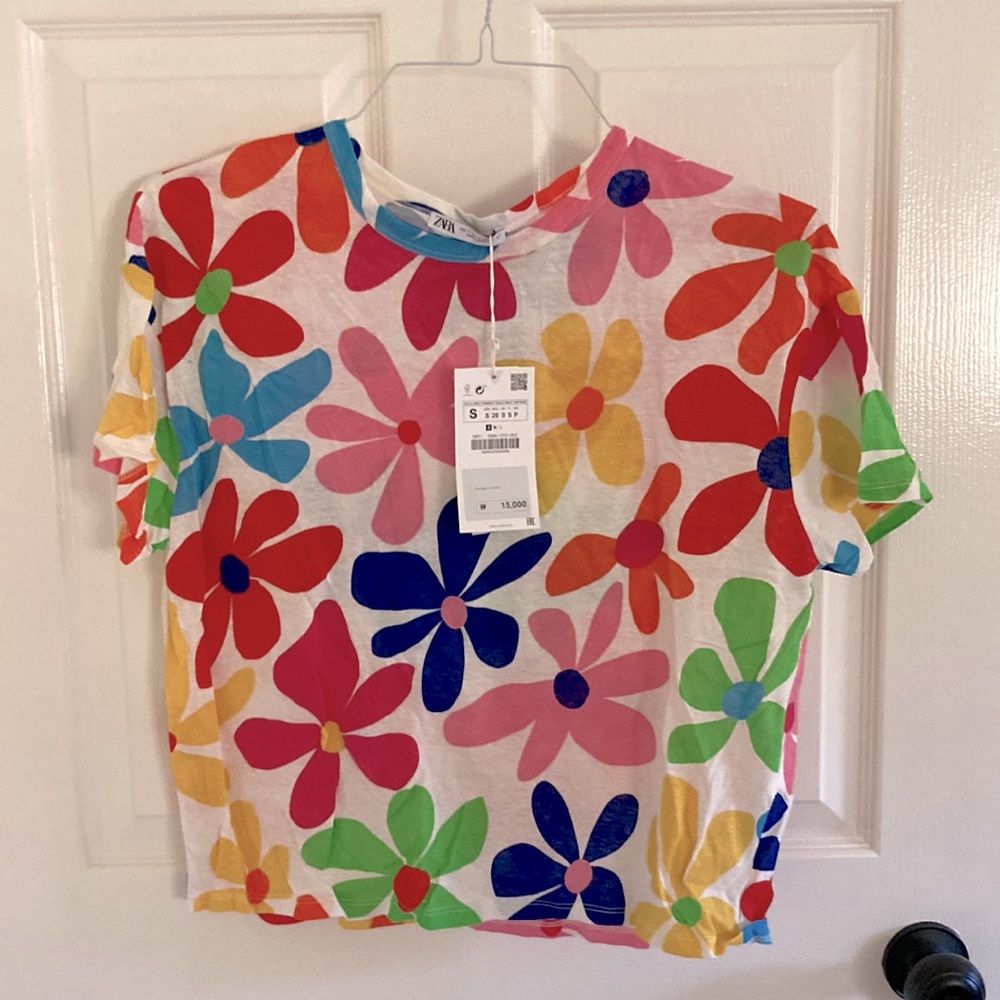 Bright and Happy Floral Zara Shirt